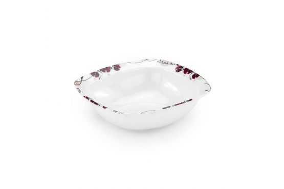 Printed Triamel Oval Bowl