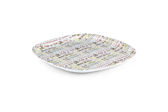Triamel Oval Tepsi