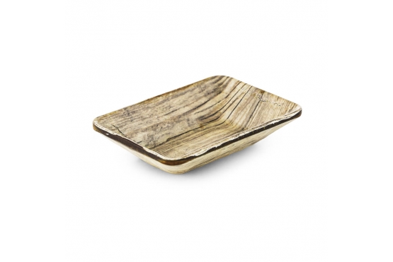 Hybrid Wooden Series Cornered Caique Plate